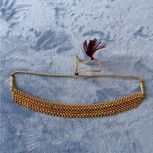 Gold Beaded Necklace